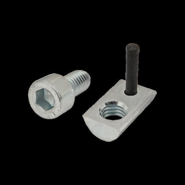 M6-1.00 Socket Head Cap Screw, Bright Zinc Plated Steel, 12 mm Length