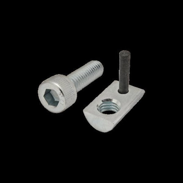 M6-1.00 Socket Head Cap Screw, Bright Zinc Plated Steel, 20 mm Length