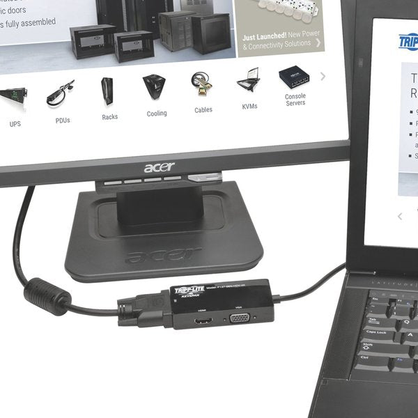 Adapter, Mini-DP 1.2 to VGA, DVI, HDMI