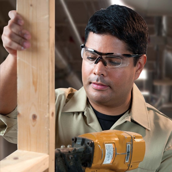 Safety Glasses, Wraparound Anti-Fog, Anti-Scratch