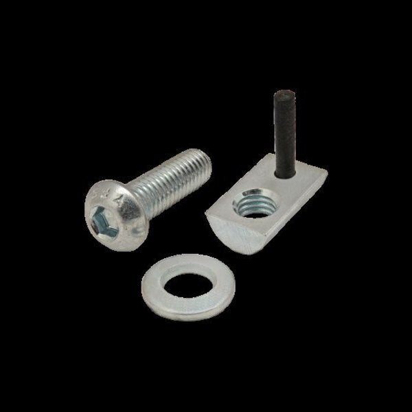 M6-1.00 Socket Head Cap Screw, Bright Zinc Plated Steel, 20 mm Length