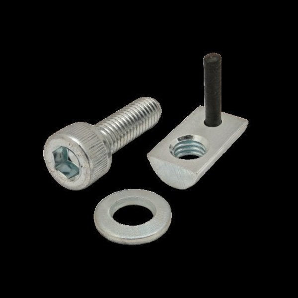 M6-1.00 Socket Head Cap Screw, Bright Zinc Plated Steel, 20 mm Length
