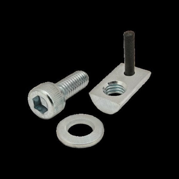 M6-1.00 Socket Head Cap Screw, Bright Zinc Plated Steel, 16 mm Length