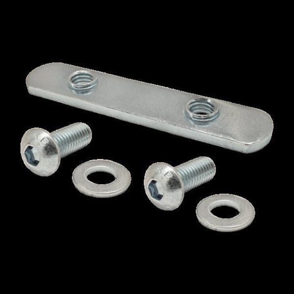 M8-1.25 Socket Head Cap Screw, Bright Zinc Plated Steel, 20 mm Length