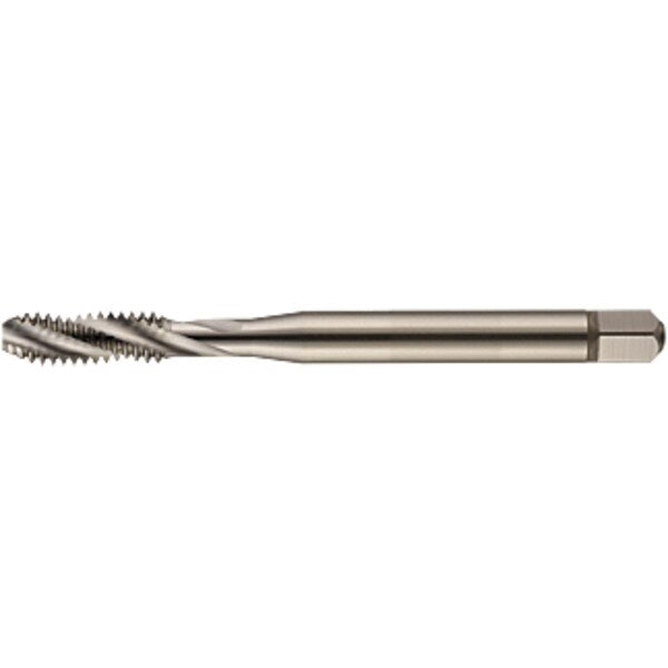 Spiral Flute Tap, M8X1.25, 4 Flutes