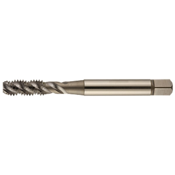 Spiral Flute Tap, #8-32, 4 Flutes
