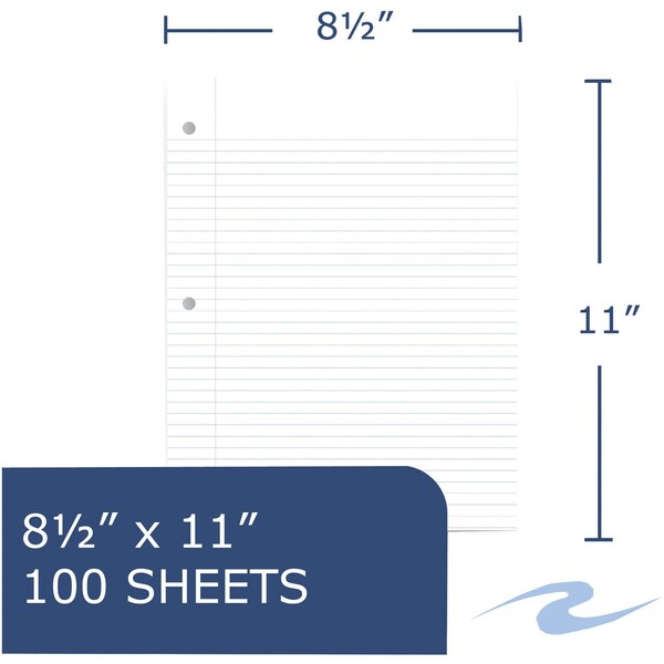 Case of Loose Leaf Paper, 100 sht/pk, 8
