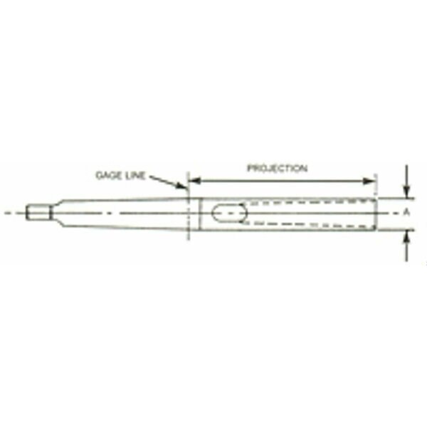 SS 3MTTAP DRIVER 5/8 HAND TAP