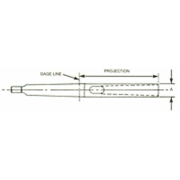 SS 3MTTAP DRIVER 3/4 HAND TAP