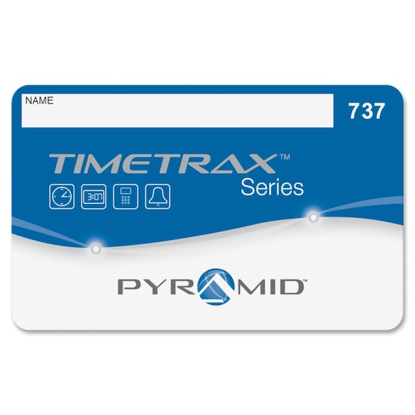 Swipe Card, Blue/White, PK50