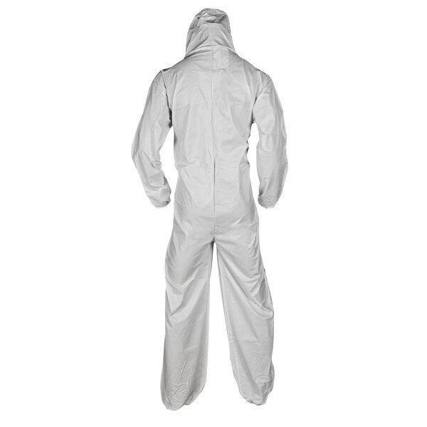 Dispos Covall Liq Parti Protect Hood WHT LG 25/Cs