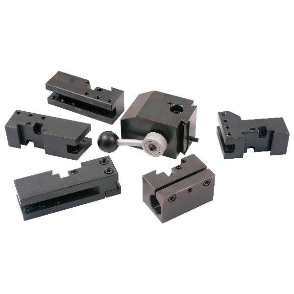 6 Piece KDK Style-100 Quick Change Tool Post & Holder Set