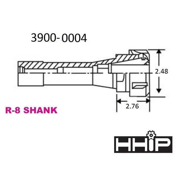 R8 10 Piece ER-40 Spring Collet Chuck Set