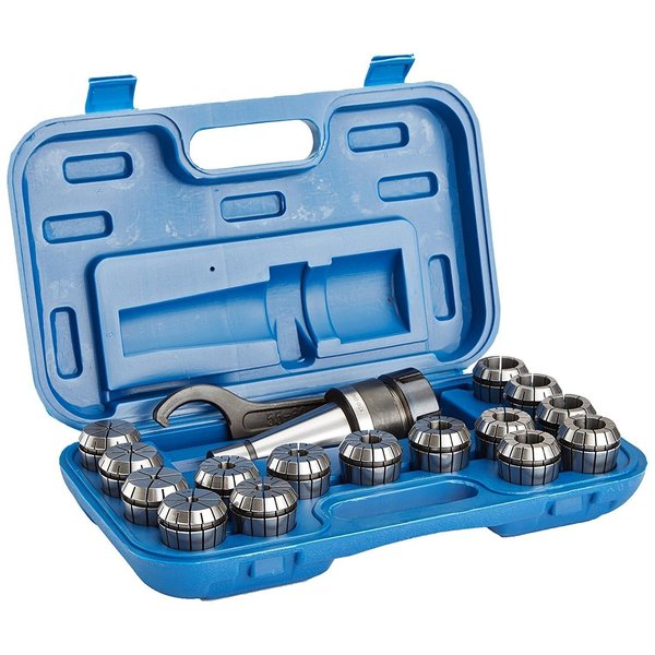 R8 17 Piece ER-40 Spring Collet Chuck Set