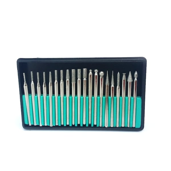 20 Piece Diamond Pin Set With 1/8