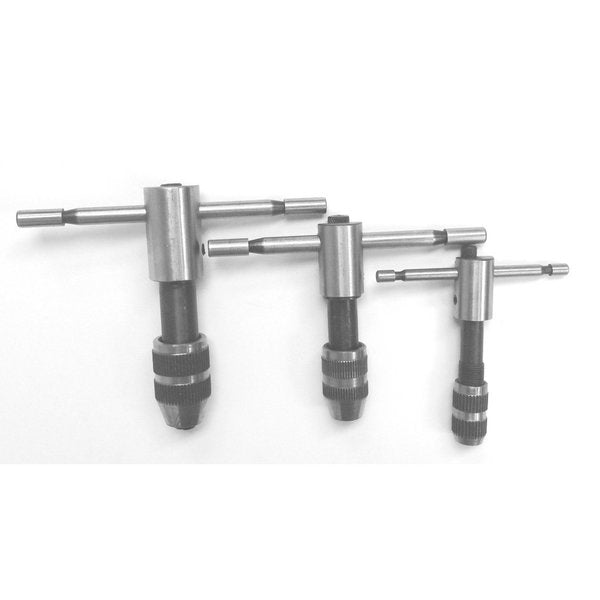 3 Piece Ratchet T-Handle Tap Holder Set