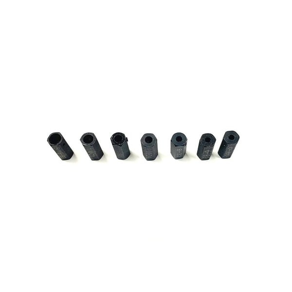 7 Piece Replacement Adapters For Mini E-Z Hand Tapper