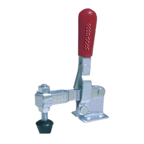 Vertical Flanged Base U-Bar Toggle Clamp 220 lbs Holding Pressure