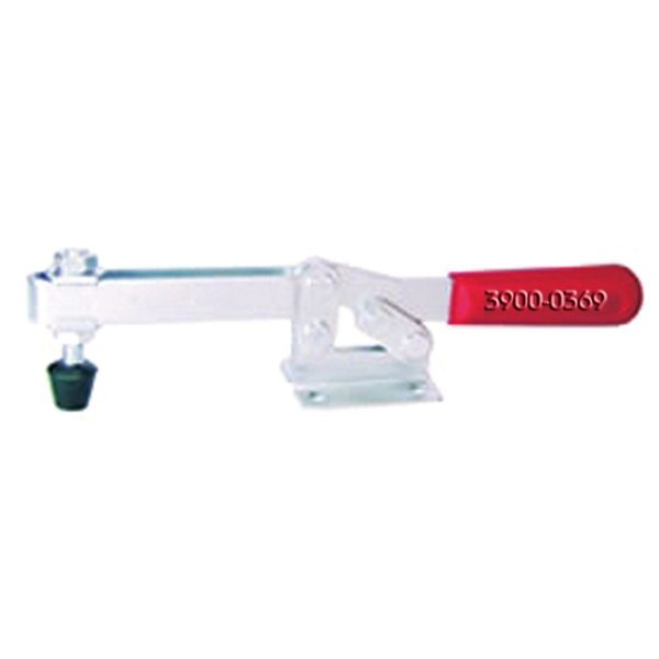 Horizontal Long U-Bar Flanged Base Toggle Clamp 500 lbs Capacity