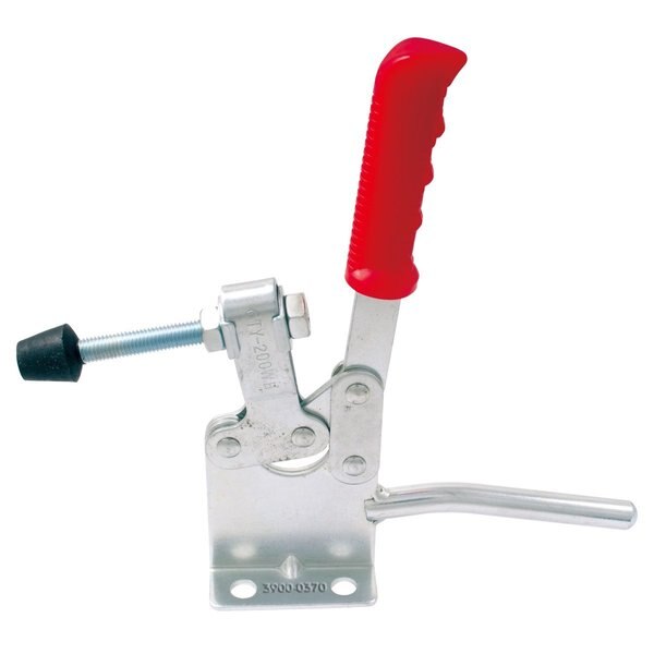 Horizontal Solid  U-Bar Flanged Base Toggle Clamp - 880 lbs Capacity