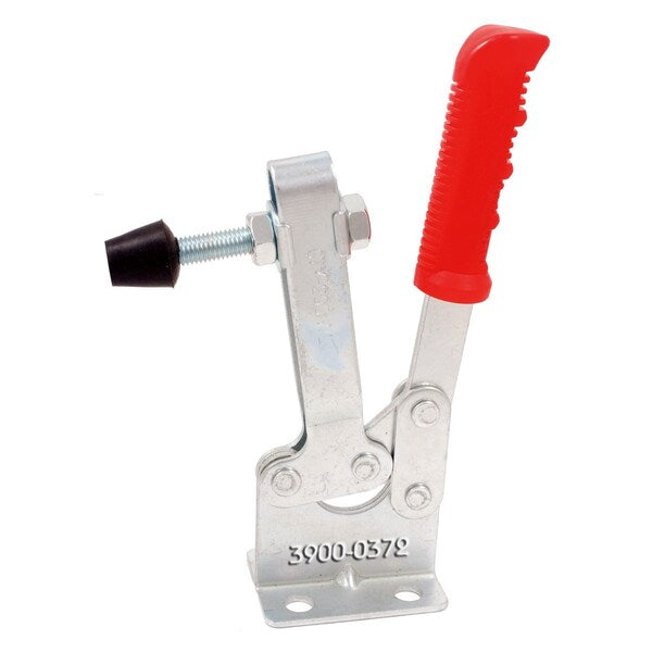 Horizontal Long Solid  Bar Flanged Base Toggle Clamp 880 lbs Capacity