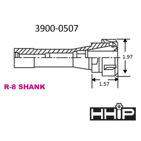ER-32 R8 8 Piece Spring Collet Chuck Set