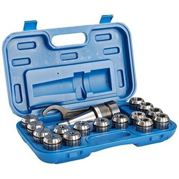 #40 17 Piece ER-40 Spring Collet Chuck Set- NMTB Taper 40