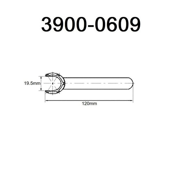 19.5mm ER-20 Castle Wrench For Mini ER Chuck Nuts