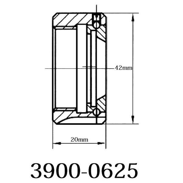 UM-Type M32 X 1.5 ER-25 Collet Chuck Nut