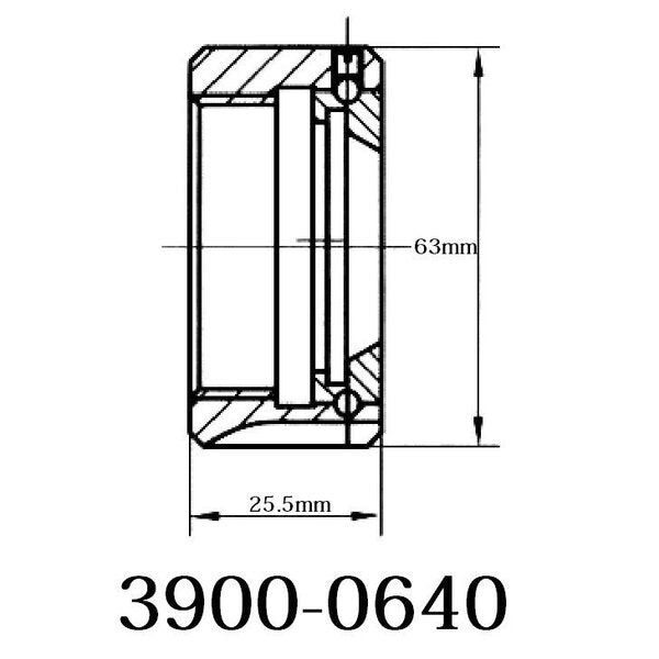 UM-Type M50 X 1.5 ER-40 Collet Chuck Nut