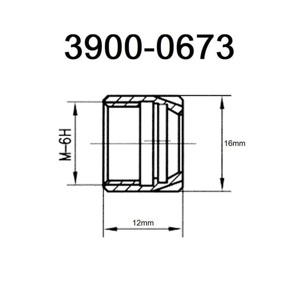 M13 X .75 ER-11 Mini Collet Chuck Nut