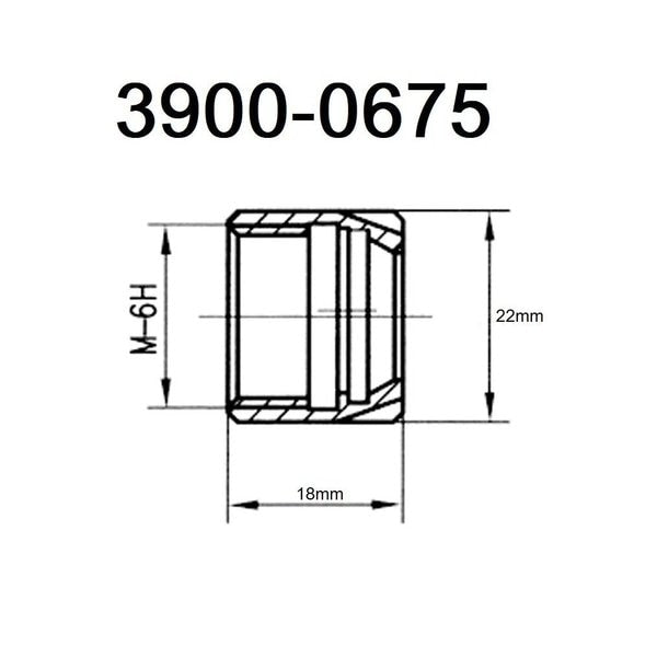 M19 X 1 ER-16 Mini Collet Chuck Nut