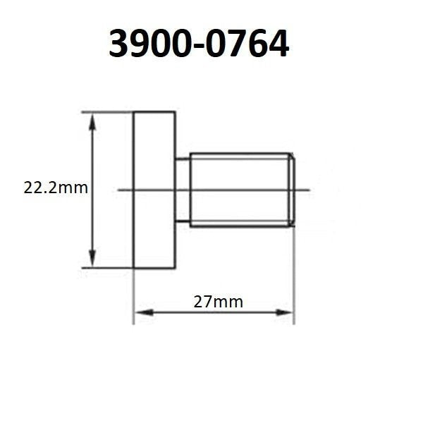 3/8-24 Arbor Screw For 3/4