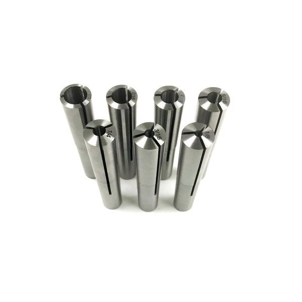 1/8~1/2 X16ths 7 Piece Brown & Sharpe Style #7 Collet Set