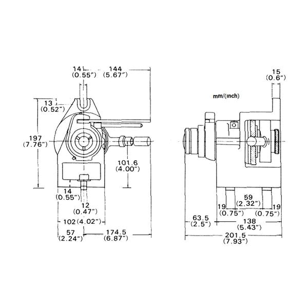 5C Horizontal & Vertical Collet Indexer
