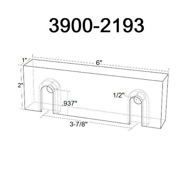 6(L) X  2(H) X 1(W) Quick-Lok Aluminum Vise Jaws
