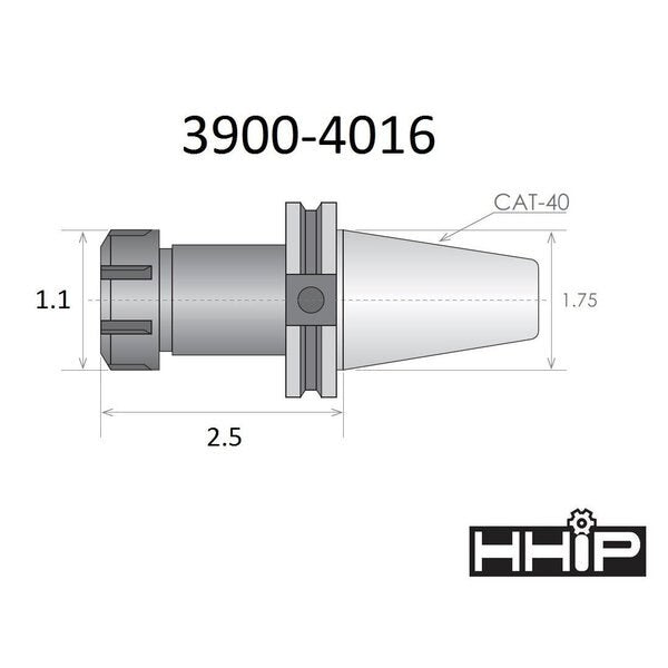 ER-16 CAT40 V-Flange Spring Collet Chuck Set