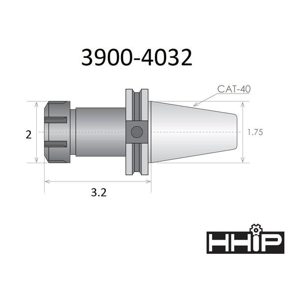ER-32 CAT40 V-Flange Spring Collet Chuck Set