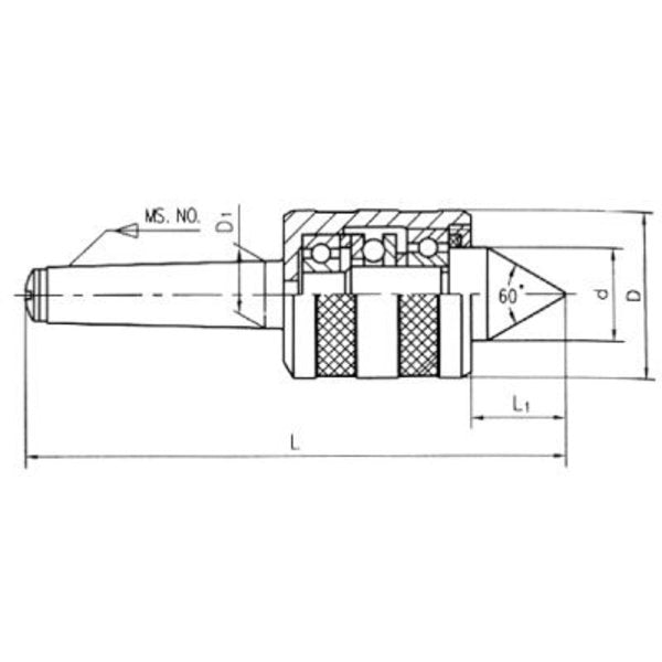 MT6 Medium Duty Live Center