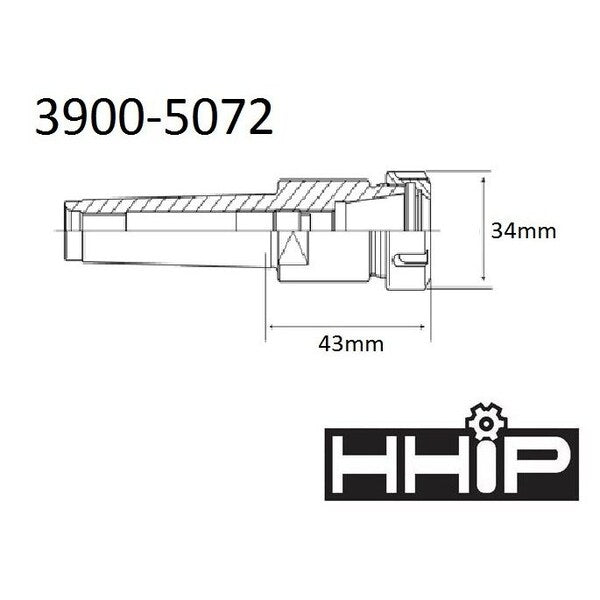 MT2 ER-20 Collet Chuck-Drawbar End
