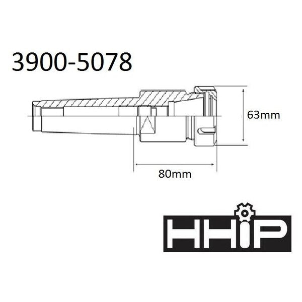 MT3 ER-40 Collet Chuck-Drawbar End
