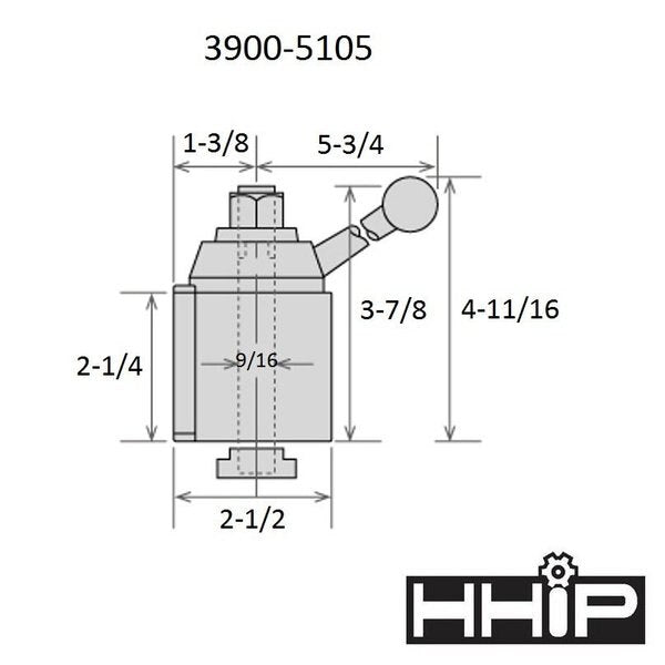 AXA 6 Piece Tool Post Set - Wedge Type 251-111 (3900-5105)