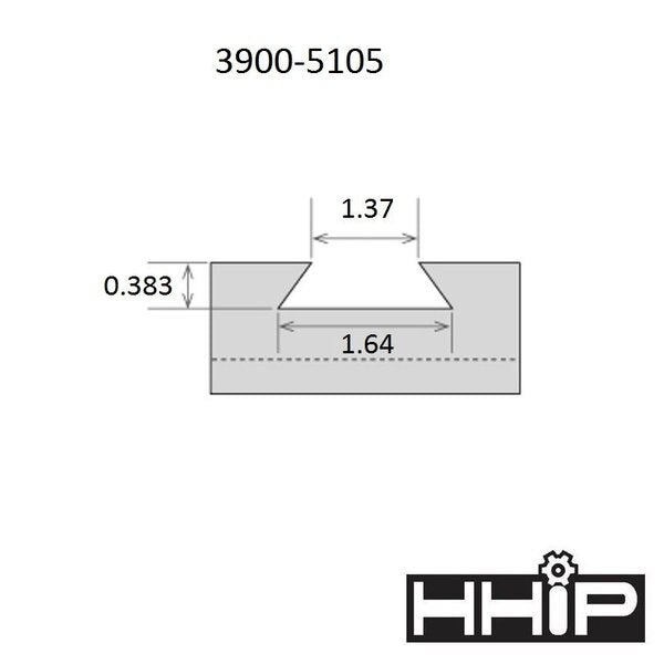 AXA 6 Piece Tool Post Set - Wedge Type 251-111 (3900-5105)