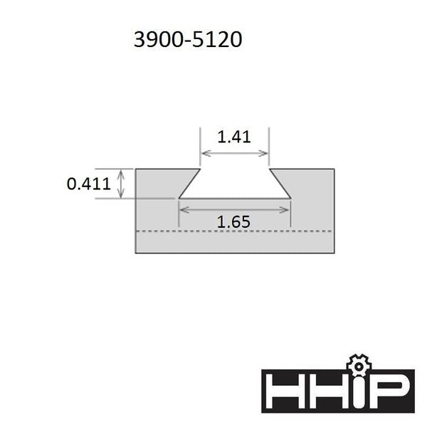 BXA 6 Piece Tool Post Set - Wedge Type 251-222 (3900-5120)