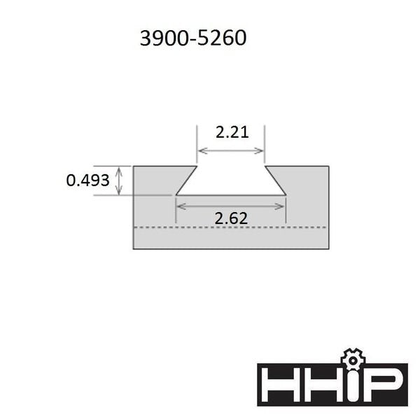 CA 6 Piece Tool Post Set - Piston Type 251-400 (3900-5260)
