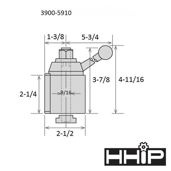 BXA 6 Piece Tool Post Set - Piston Type 251-200 (3900-5920)