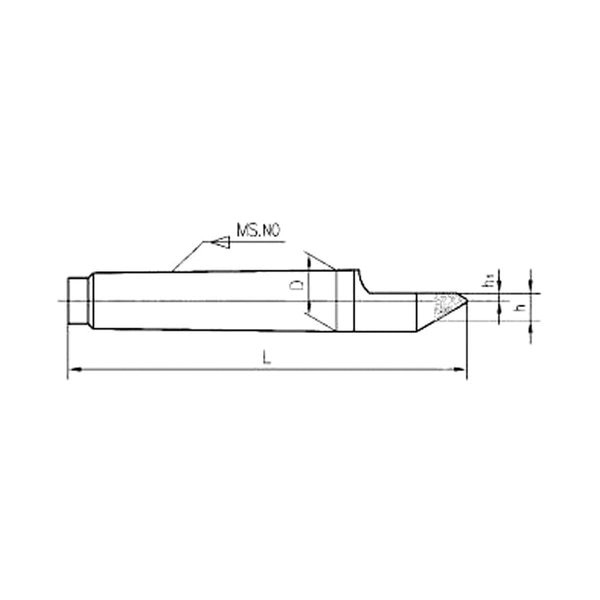 MT1 Carbide Tipped Half-Notched Dead Center