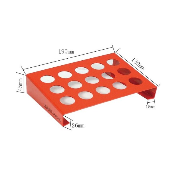 15 Piece ER-25 Collet Rack