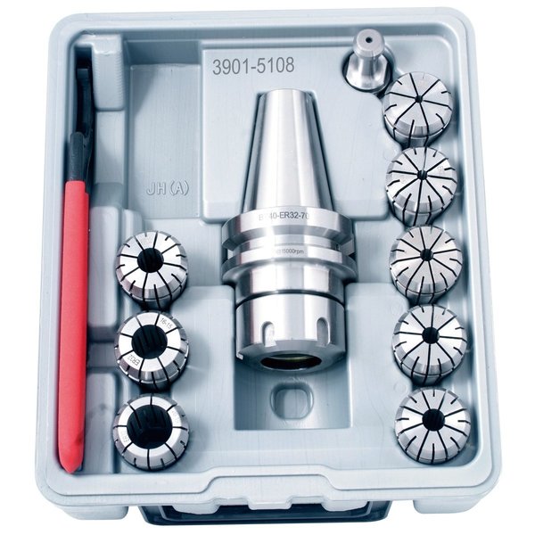 BT-40 ER-32 10 Piece Collet & Chuck Set