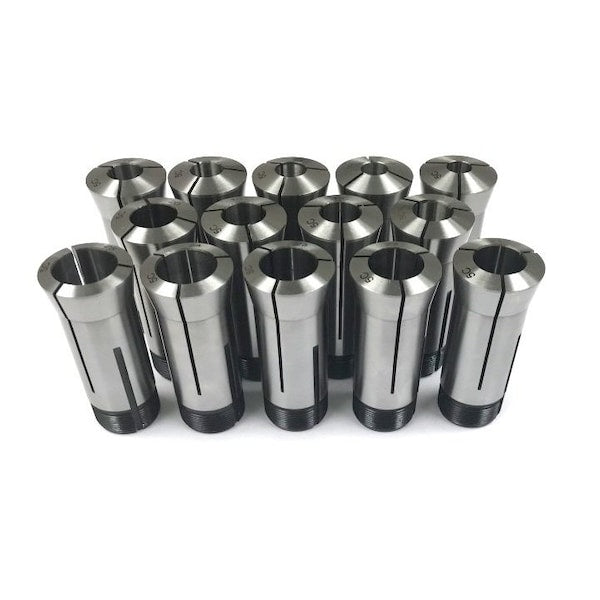 14 Piece 5C 12-25mm By 1mm Collet Set